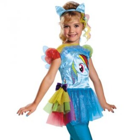 Disguise My Little Pony Pinkie Pie Tutu Costume - Prestige Girls Costume Size Small (4-6x)